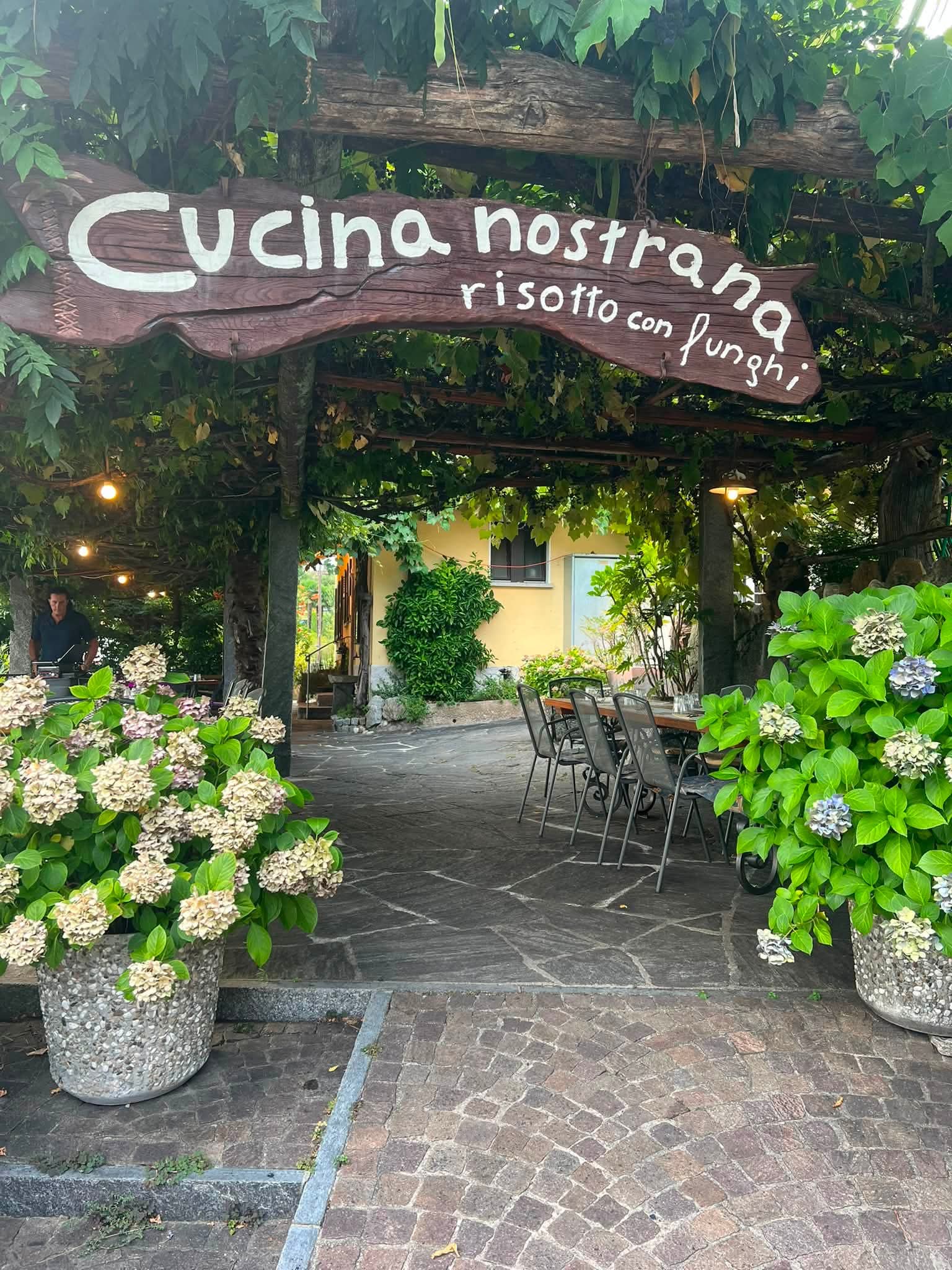 Ingresso Osteria La Palma a Nerocco